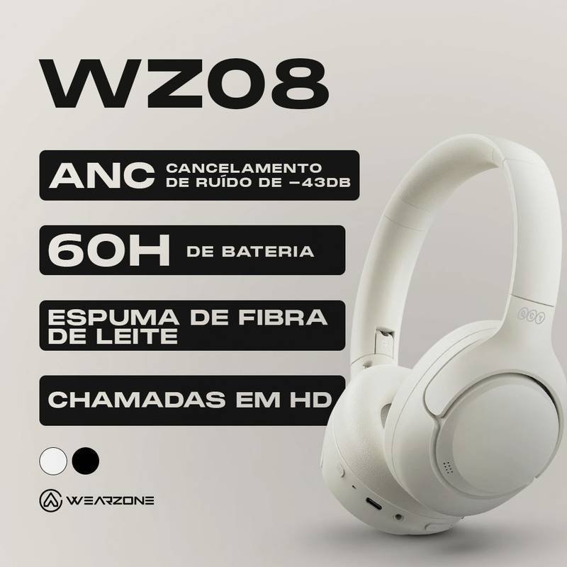 Headset Bluetooth Wearzone WZ08