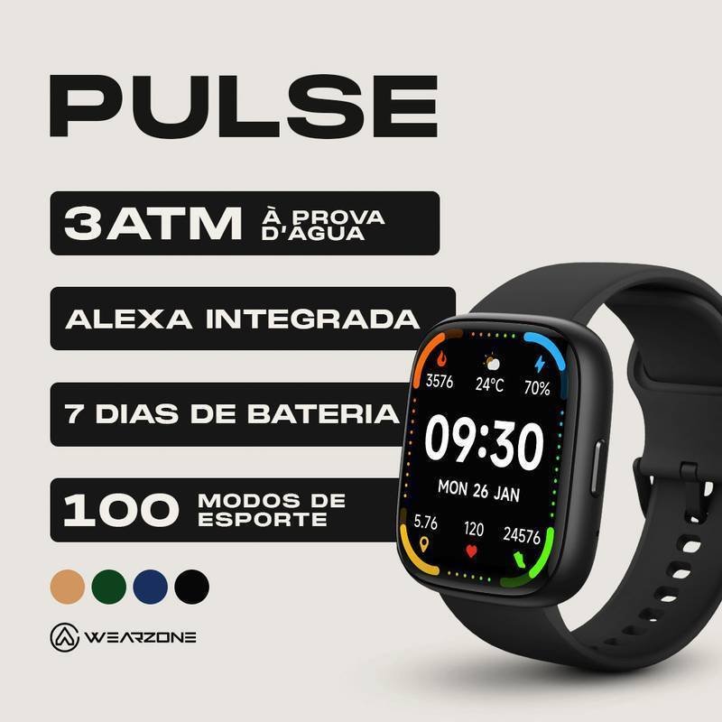 Smartwatch Wearzone PULSE – A Prova D’água
