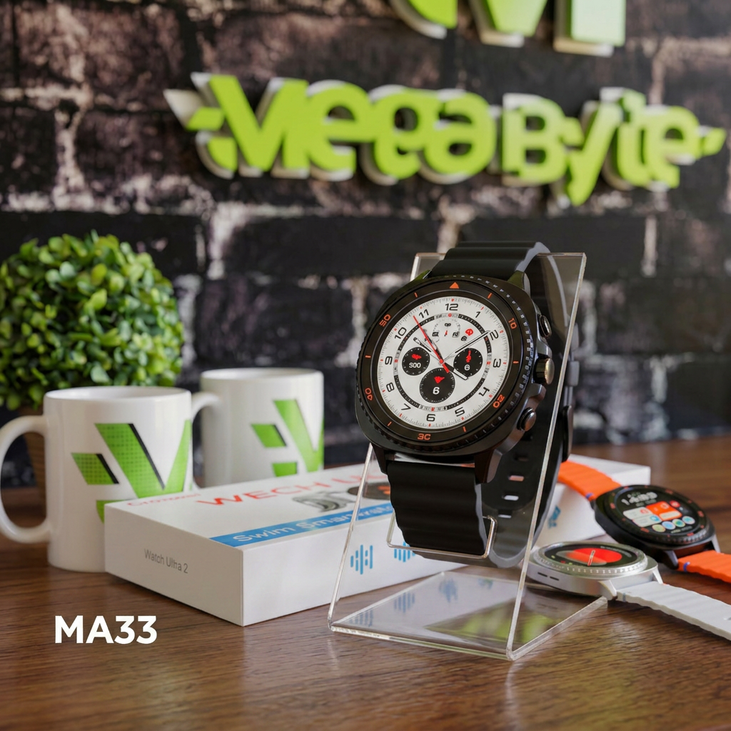 Smartwatch MA33 Bluetooth ChatGPT IP68 500 Watchfaces