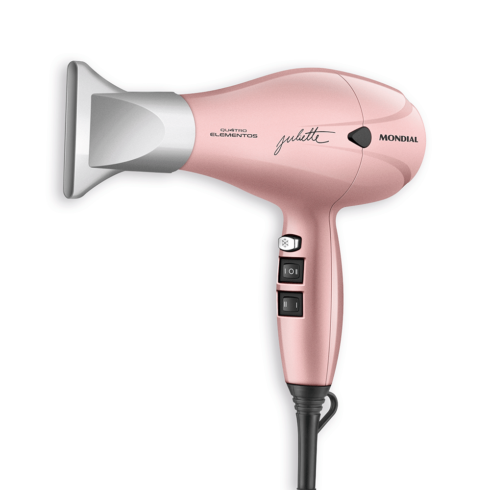 Secador de Cabelo By Juliette Mondial SCP-J, 2000W, Golden Rose - 220V