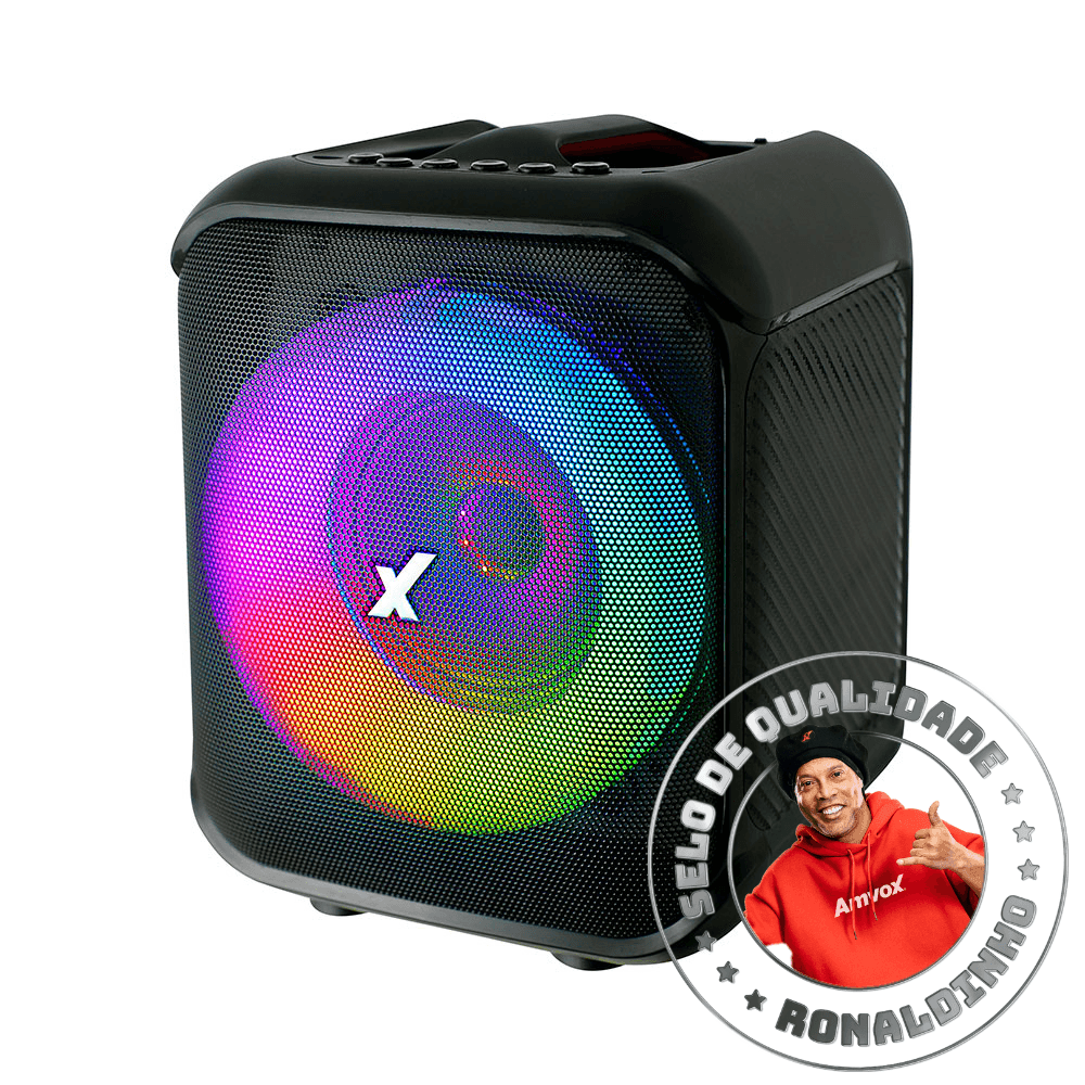 Caixa de Som Amplificada ACA 150 Pop Amvox, Potência 150W RMS - Preto