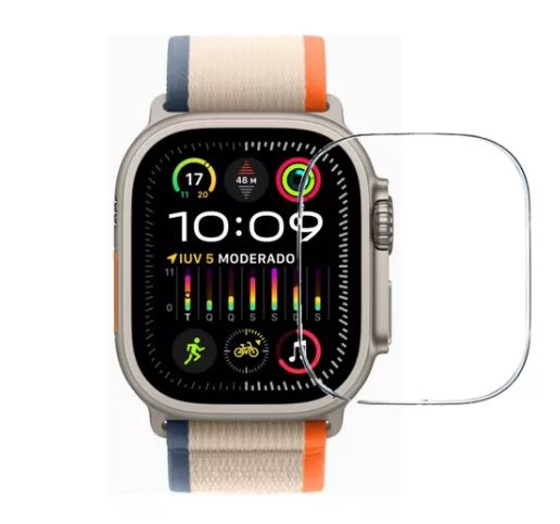 Película protetora para smartwatches