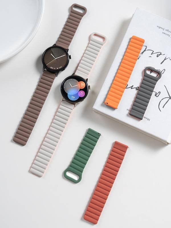 Pulseira Elo Magnético com fecho de Laço de Pino 22mm