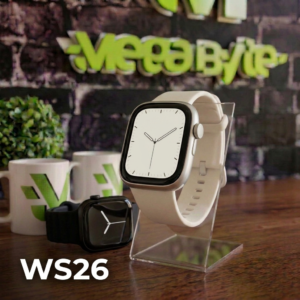 Smartwatch WS26 Ultra Mini 42mm Bluetooth Chamadas 4 Pulseiras Dual Touch