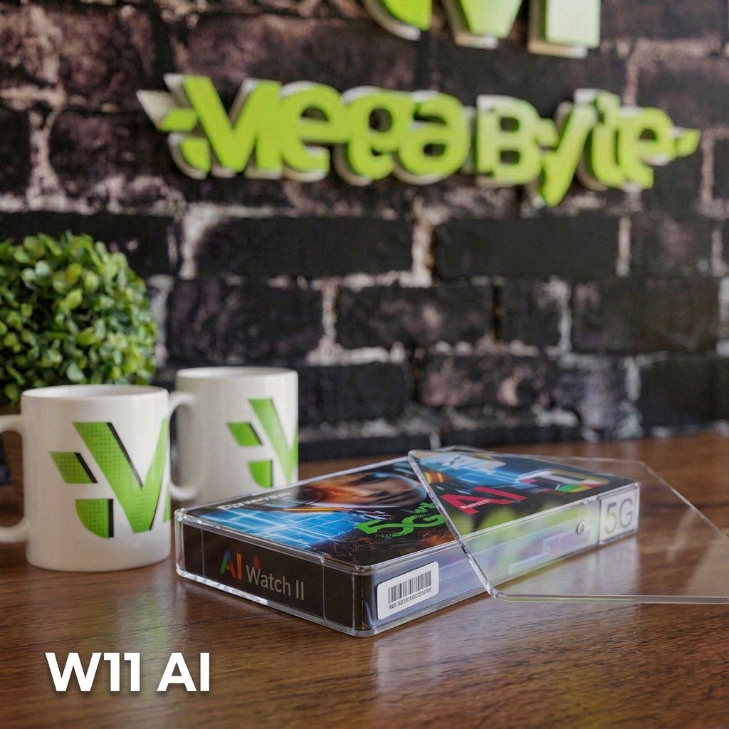 Smartwatch Microwear W11 AI Google Play WhatsApp NFC Galeria Kit com Pulseiras
