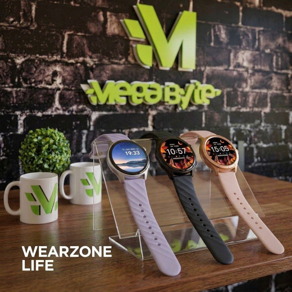 Smartwatch Wearzone Life Tela Redonda 1ATM Assistente de Voz IA